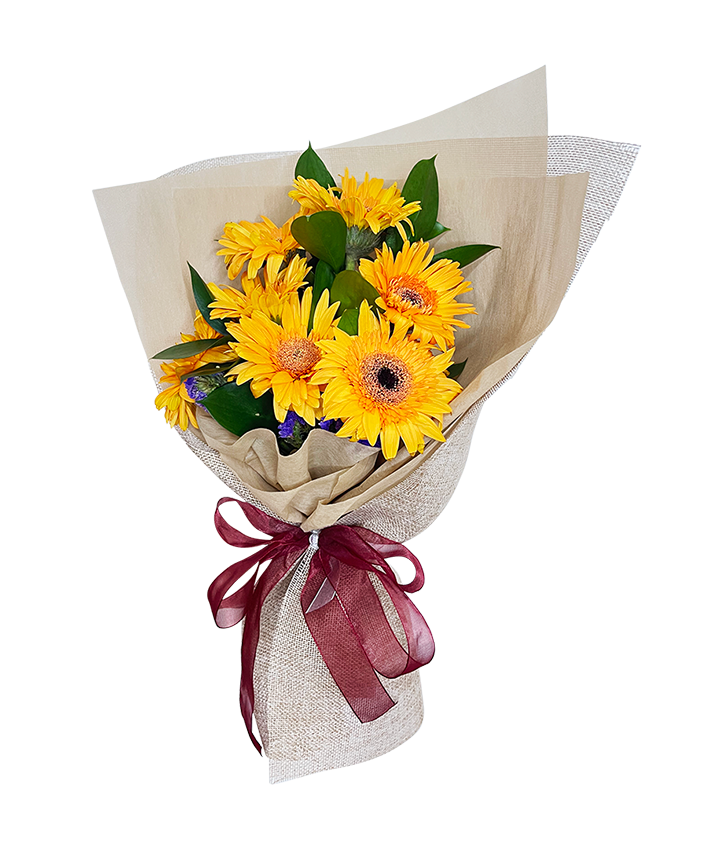 Sunlit Blooms Gerbera Bouquet