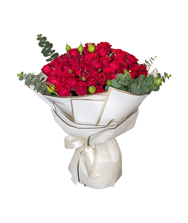 Timeless Love 99 Miniature Rose Bouquet