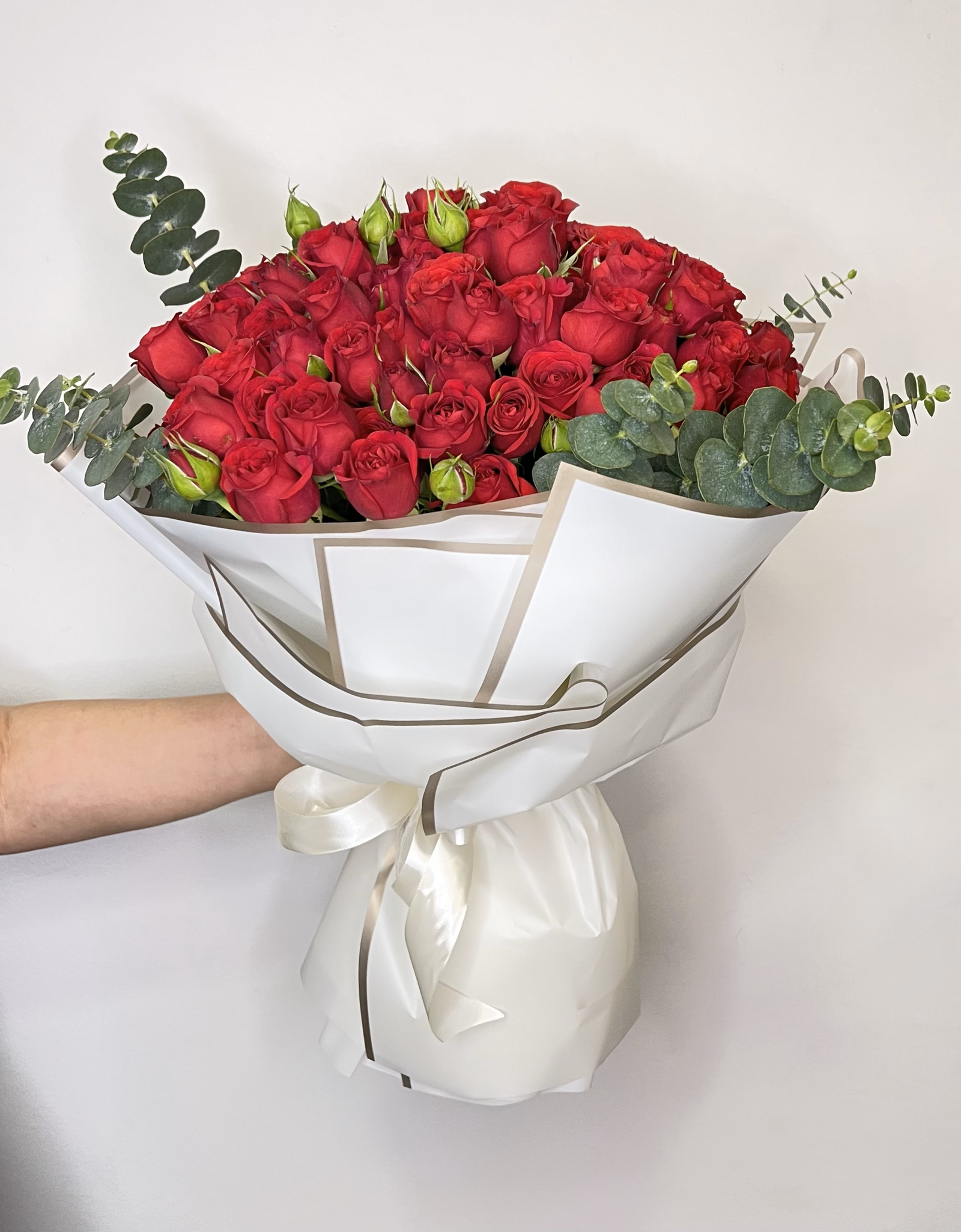 Timeless Love 99 Miniature Rose Bouquet