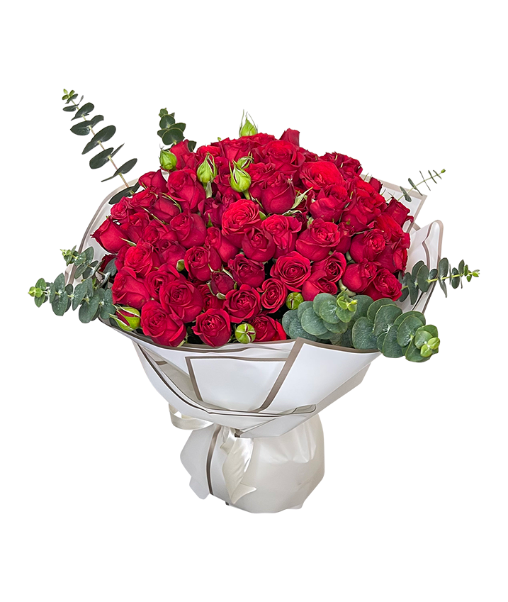 Timeless Love 99 Miniature Rose Bouquet