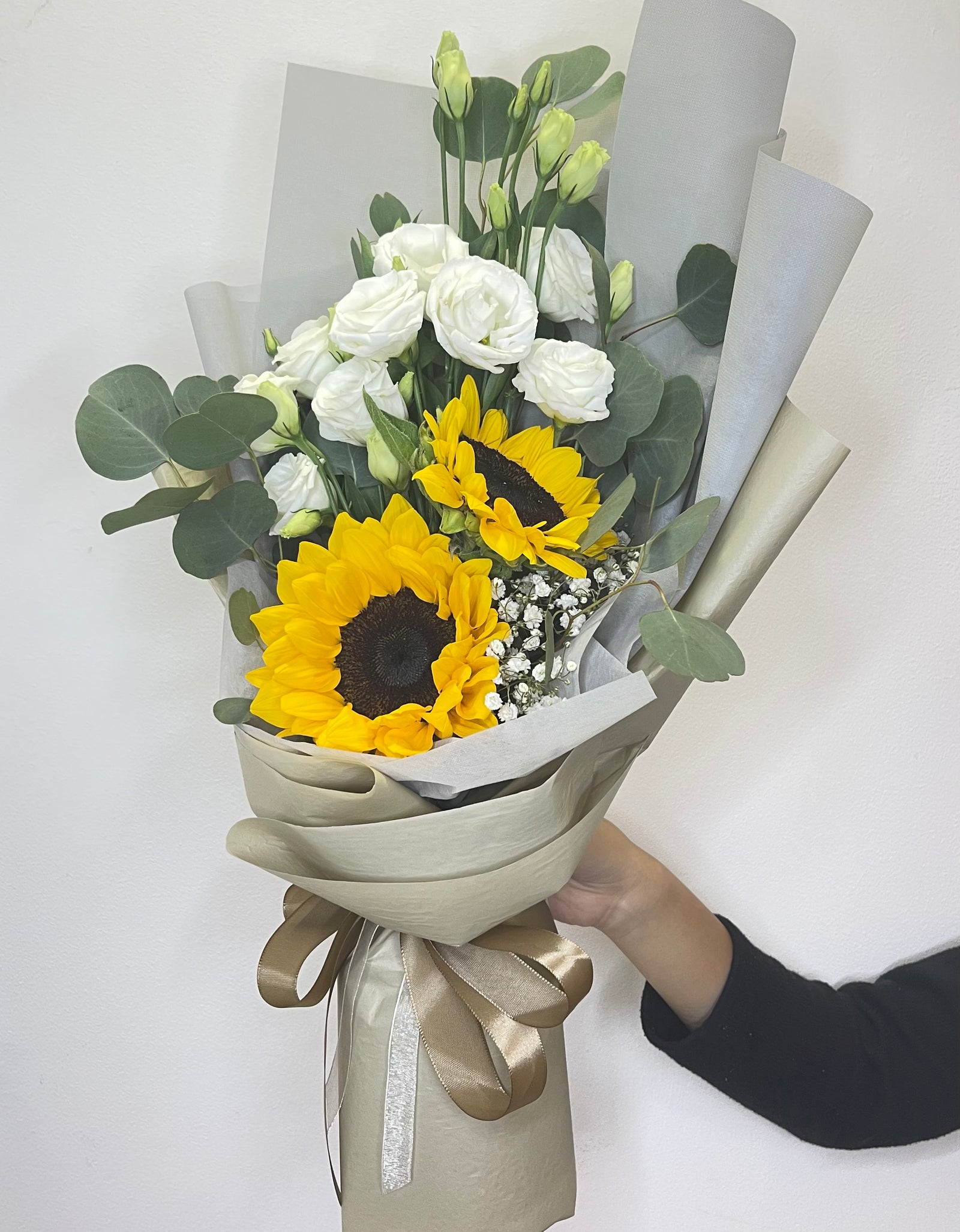 Golden Sunflower Twin Bouquet