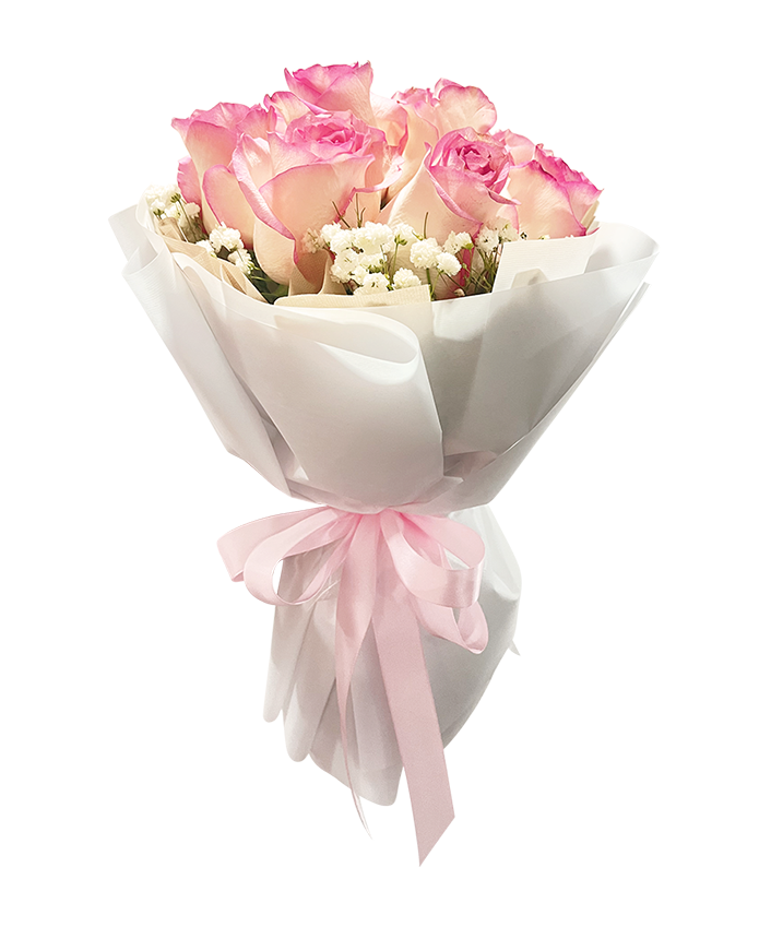 Angelic Pink Rose Bouquet