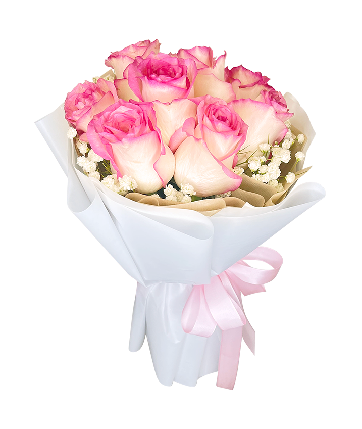 Angelic Pink Rose Bouquet