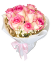 Angelic Pink Rose Bouquet