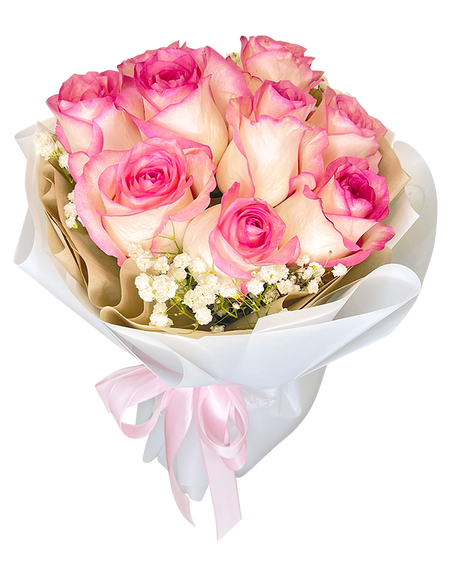 Angelic Pink Rose Bouquet