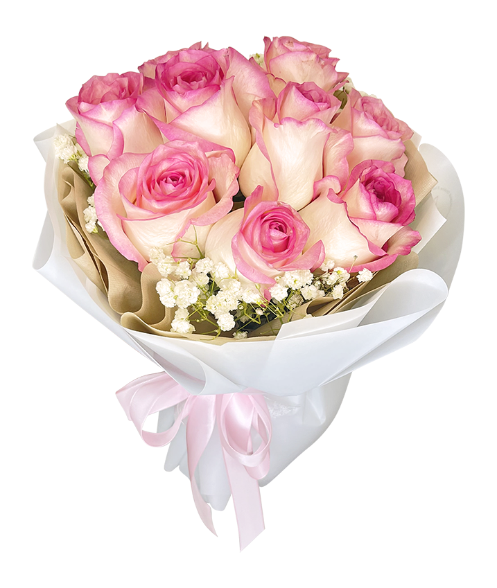 Angelic Pink Rose Bouquet