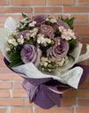 Lilac / Purple Rose Bouquet