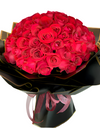 99 Red Roses I Eternal Love Grand Bouquet in Black & Gold