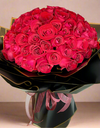 99 Red Roses I Eternal Love Grand Bouquet in Black & Gold