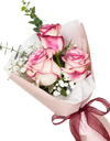 I Love You Bouquet I Two-tone pink White rose
