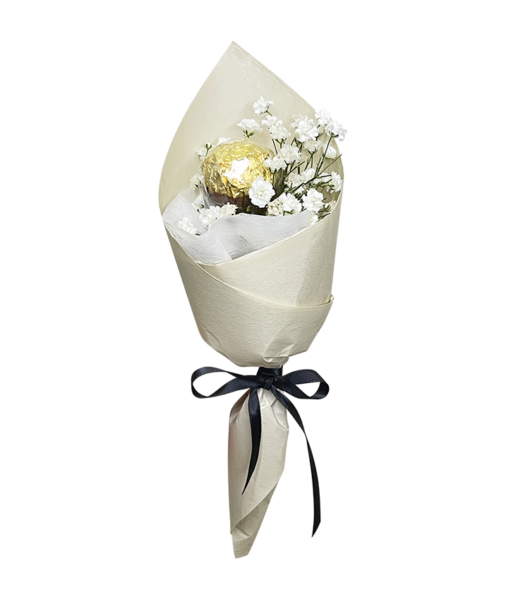 Single Ferrero Rocher Mini Bouquet – D'Hummingbird Online Floral