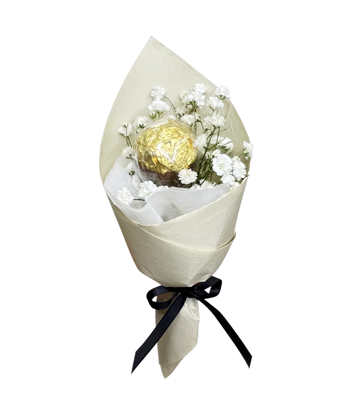Single Ferrero Rocher Mini Bouquet – D'Hummingbird Online Floral