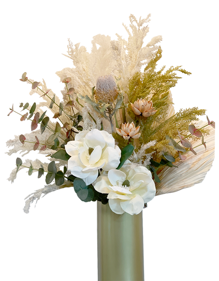 Golden Rustic Splendour Tall Reception Display