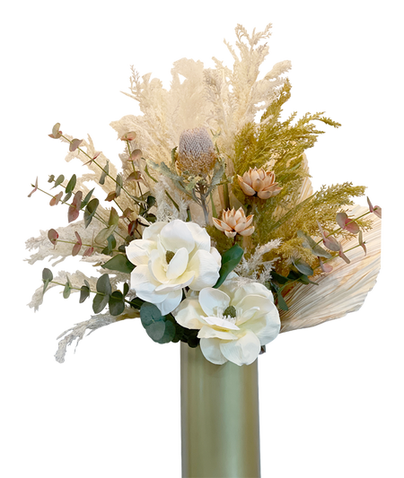 Golden Rustic Splendour Tall Reception Display