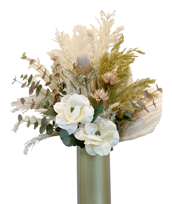 Golden Rustic Splendour Tall Reception Display
