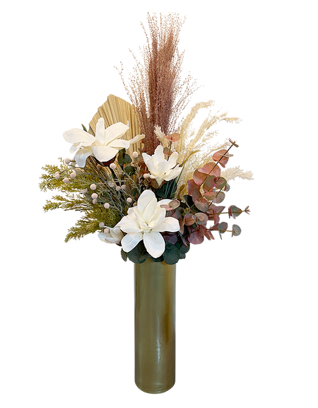 Golden Rustic Splendour Tall Concierge Display I Terra Cotta Gold