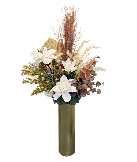 Golden Rustic Splendour Tall Concierge Display I Terra Cotta Gold