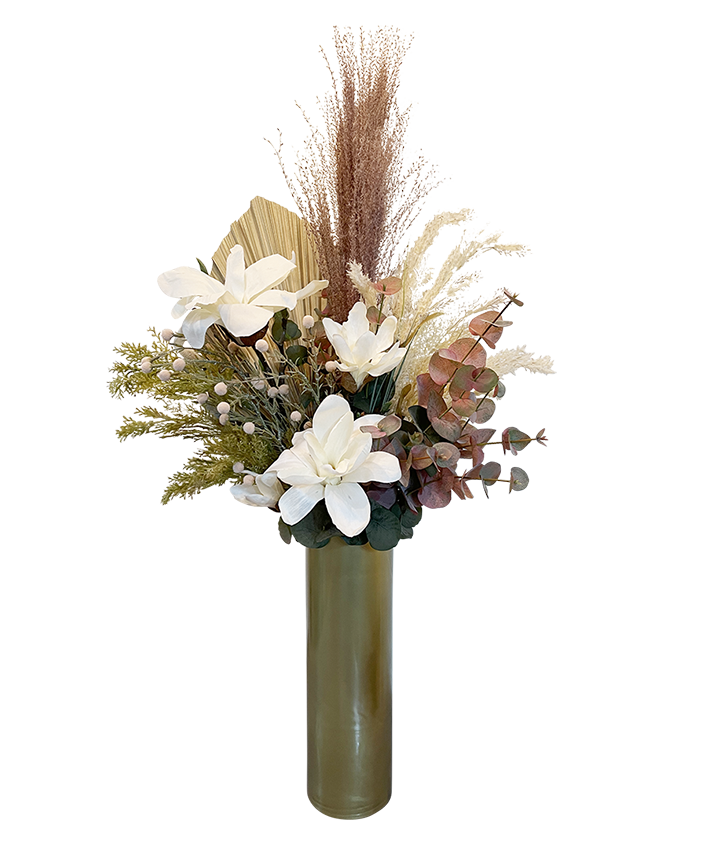 Golden Rustic Splendour Tall Concierge Display I Terra Cotta Gold