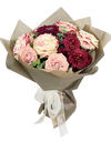 Luxurious Burgundy Mixed Rose Bouquet