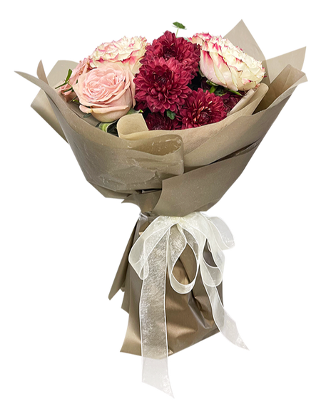 Luxurious Burgundy Mixed Rose Bouquet