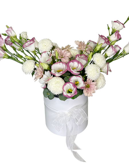 Delicate Two Tone Purple Bloom Box