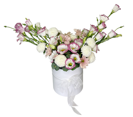 Delicate Two Tone Purple Bloom Box