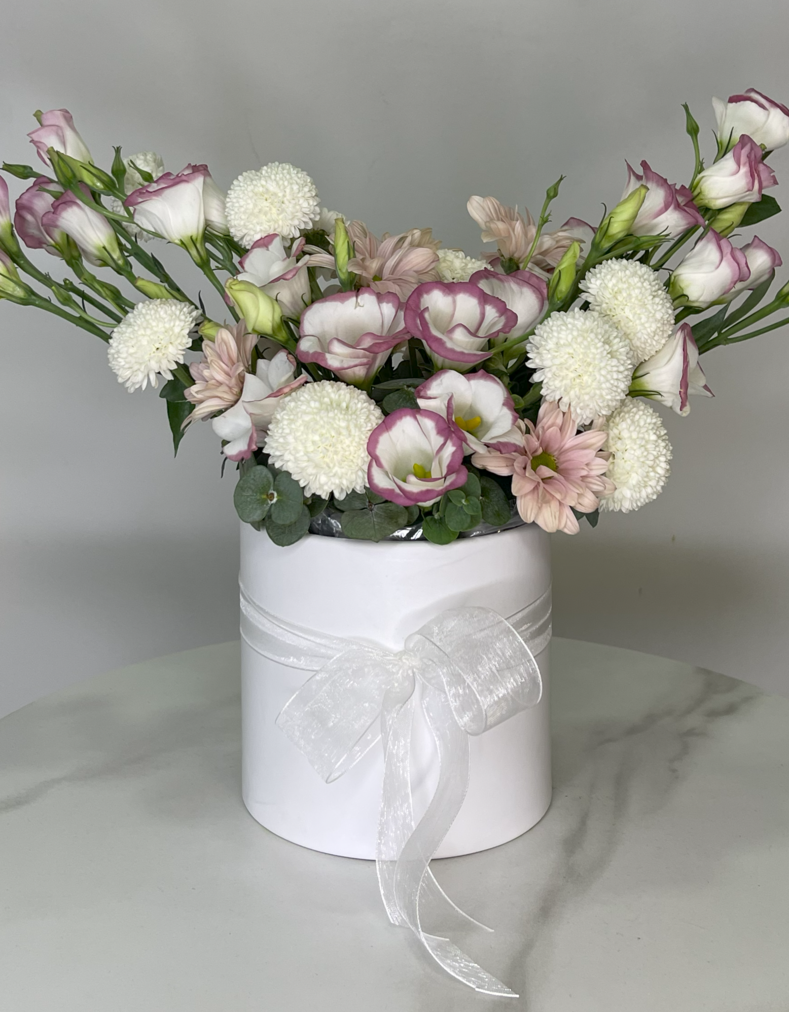 Delicate Two Tone Purple Bloom Box