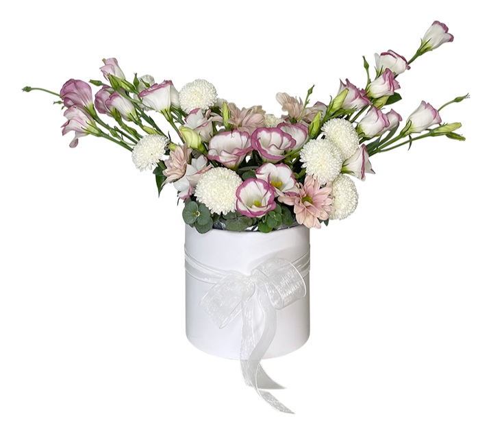 Delicate Two Tone Purple Bloom Box