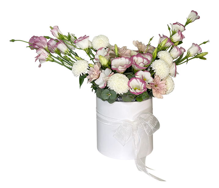 Delicate Two Tone Purple Bloom Box