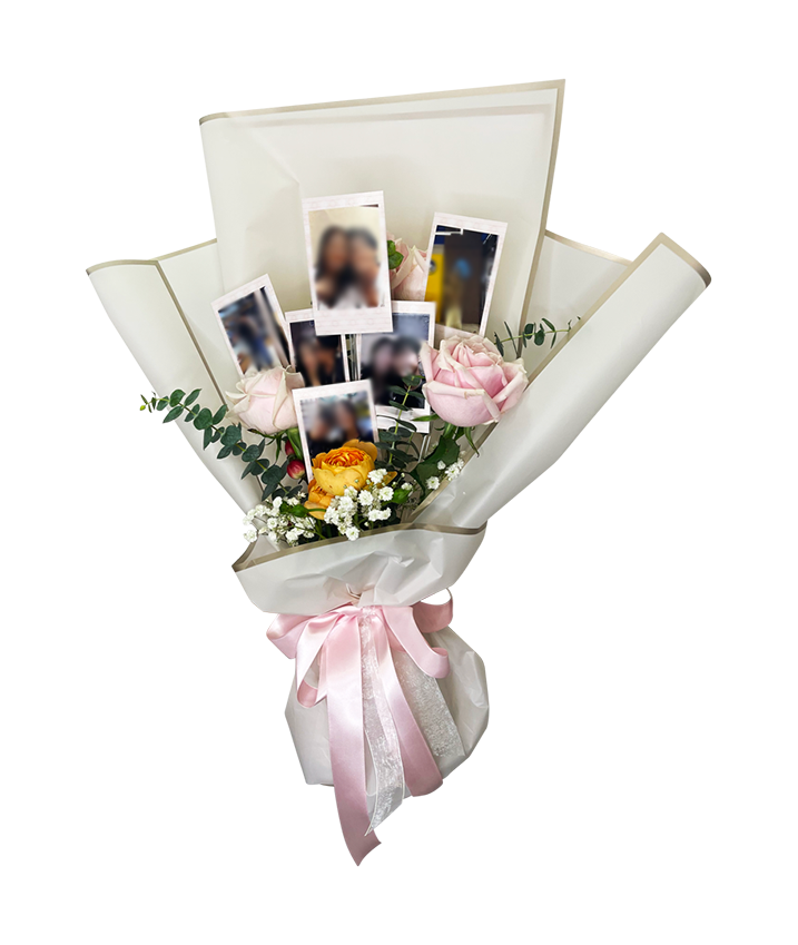 Snapshots of Us Polaroid Bouquet