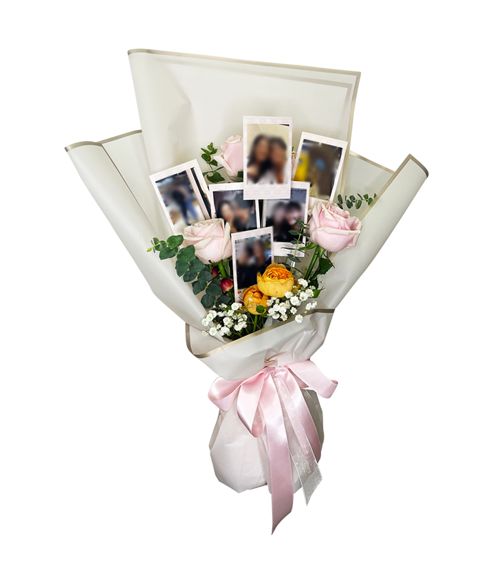 Snapshots of Us Polaroid Bouquet