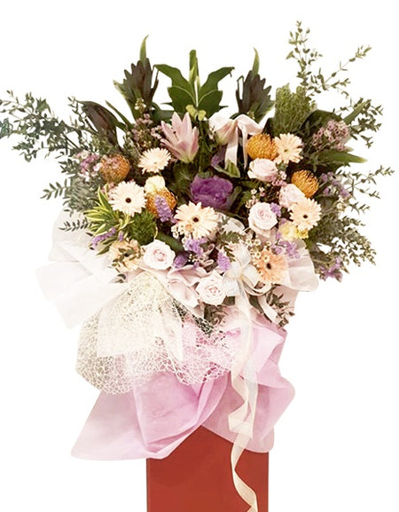 Prosperity Blooms I Congratulatory Flower Stand