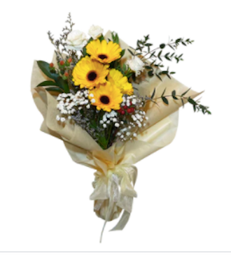 Pastel Yellow Gerbera Bouquet
