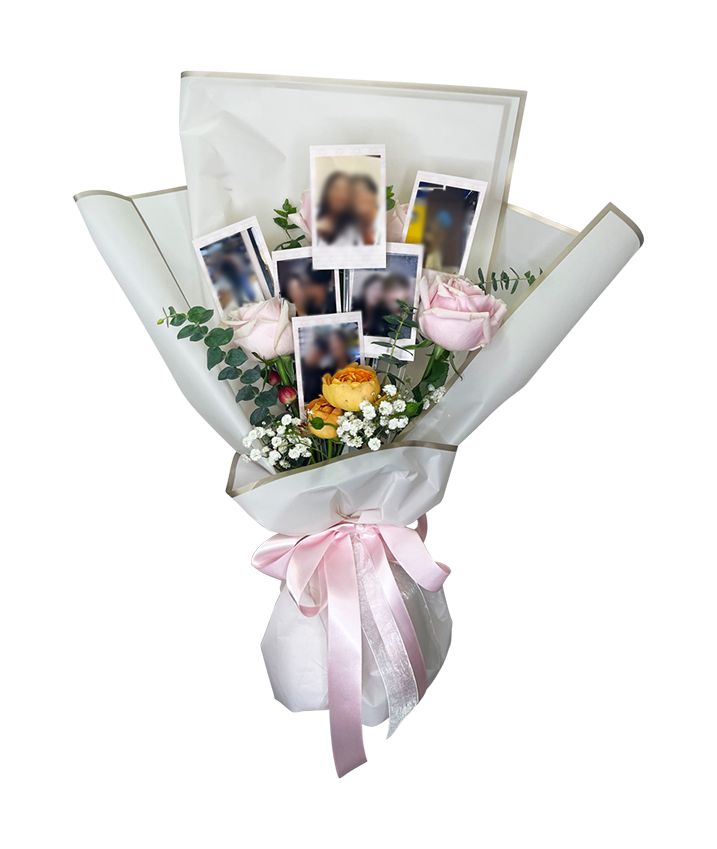 Snapshots of Us Polaroid Bouquet