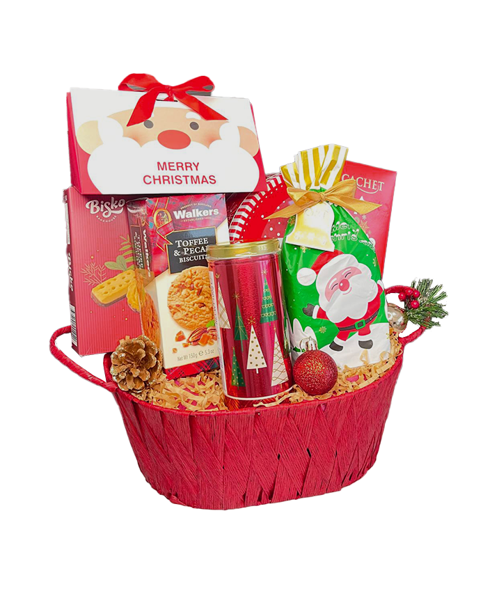 Santa's Red Christmas Gift Hamper