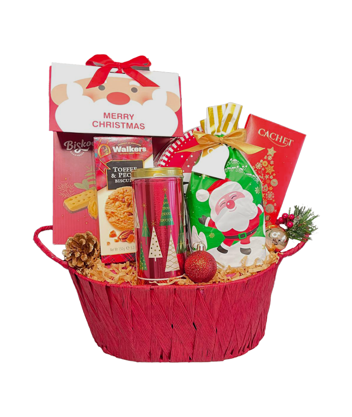 Santa's Red Christmas Gift Hamper