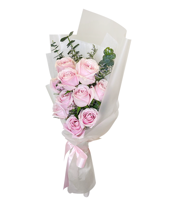 Delicate Pink Rose Bouquet