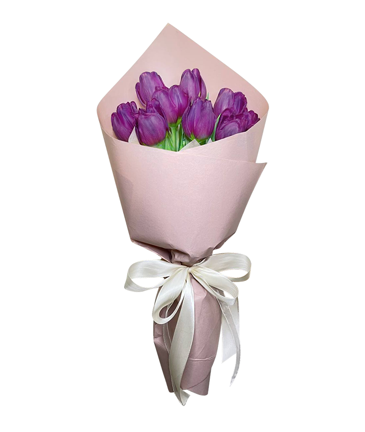 Classic Purple Tulip Bouquet