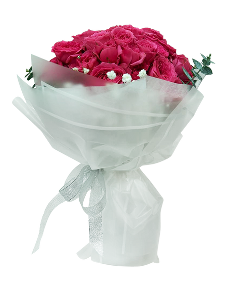 99 Miniature Hot Pink Roses | Endlessly Yours