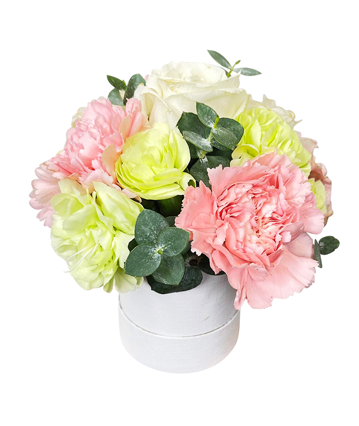 Palm-Sized Soft Pastel Mini Bloom Box