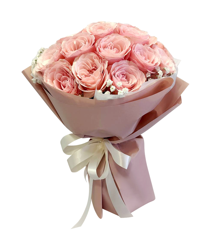 Pastel Pink Rose Bouquet