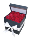Bloom Box with Red Roses (Premium)