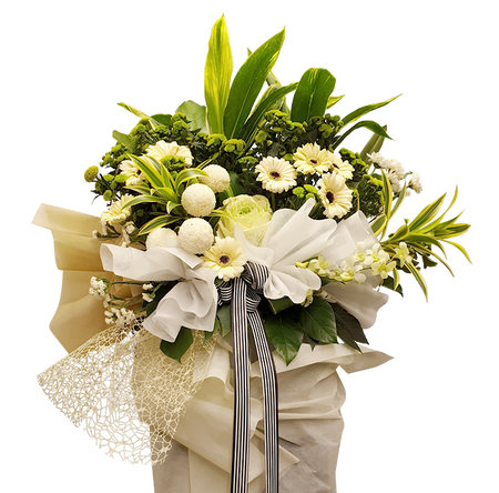 Purity  Condolences Wreath