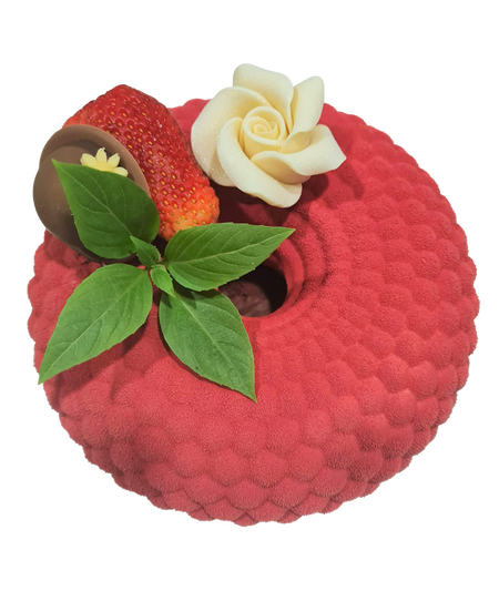 Strawberry Dome Light Cheese Cake (100% gluten-free)