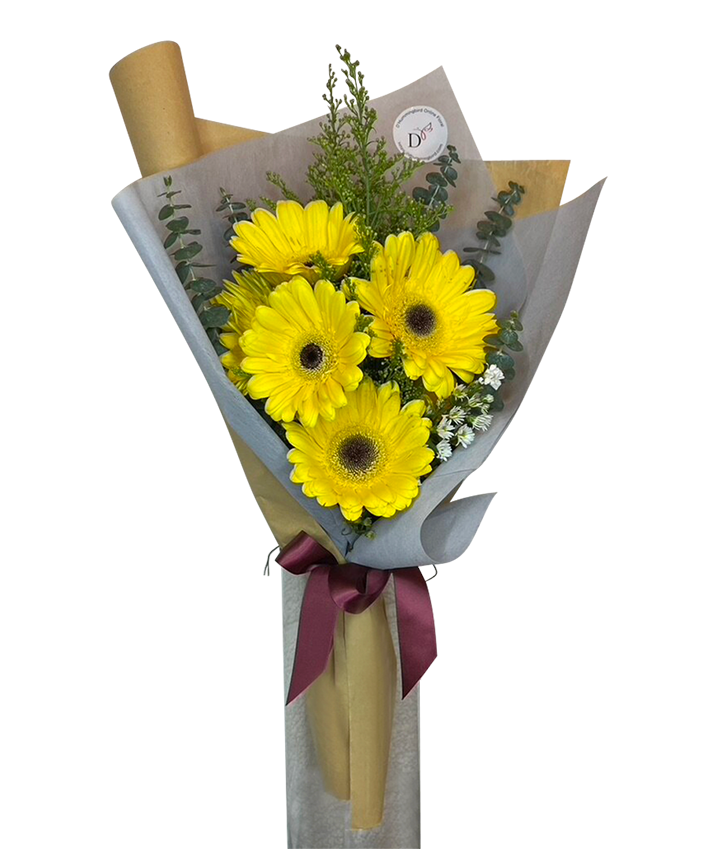 Yellow Gerbera Bouquet