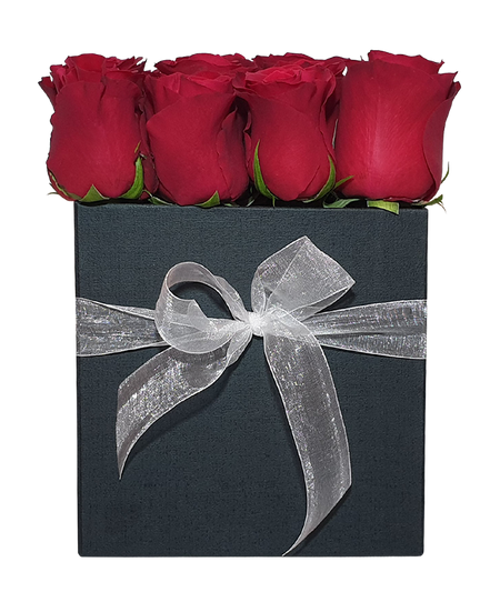 Bloom Box with Red Roses I Deluxe