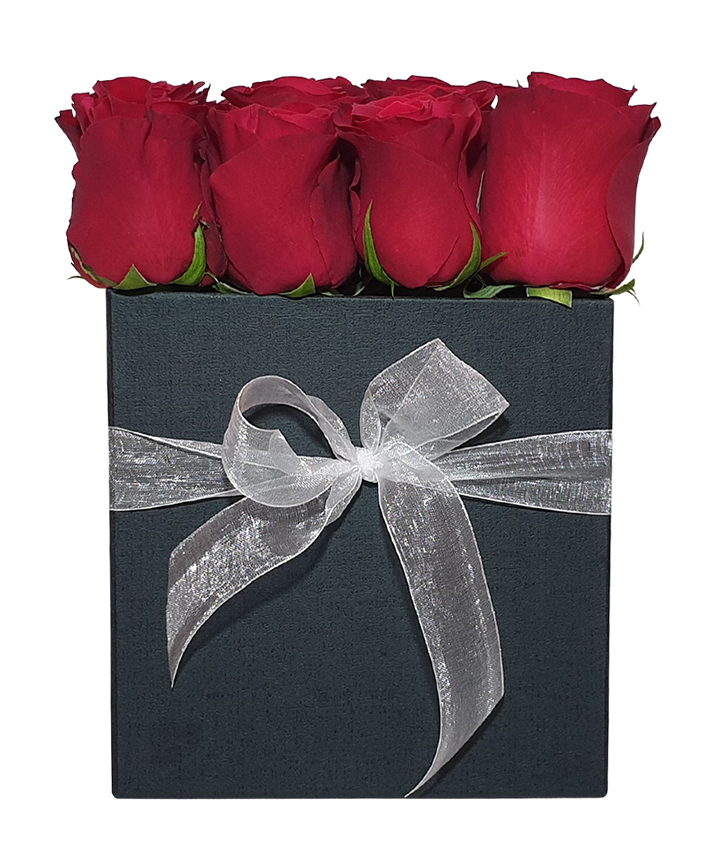 Bloom Box with Red Roses I Deluxe