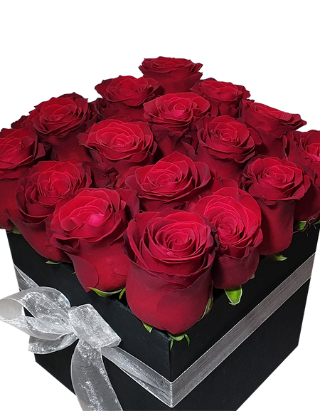 Bloom Box with Red Roses I Deluxe