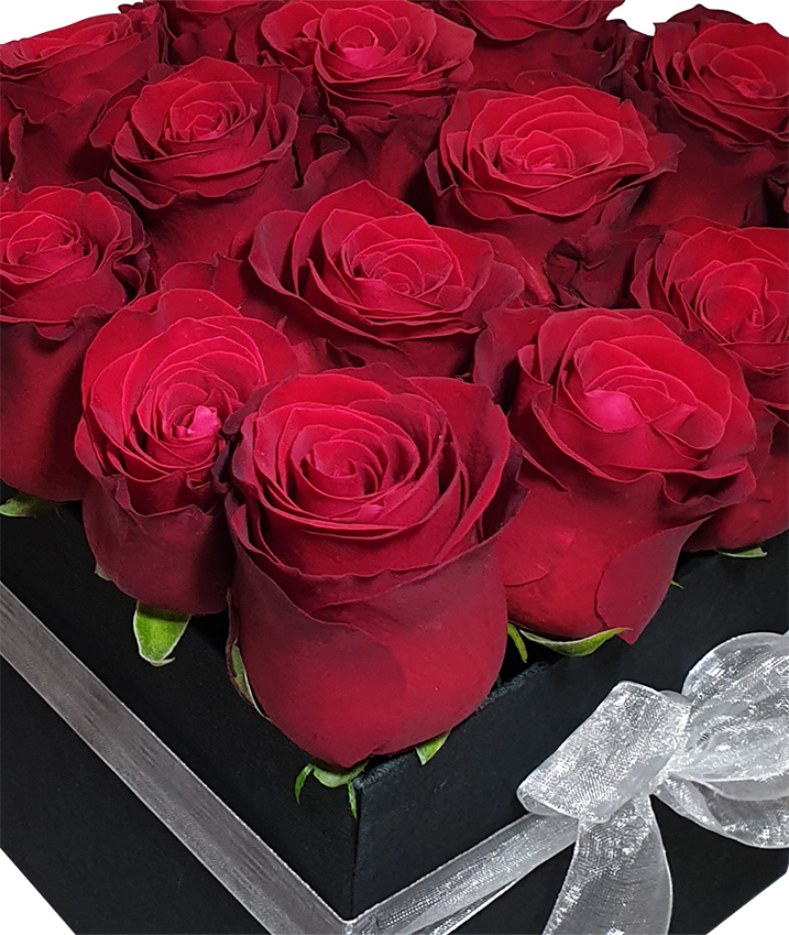 Bloom Box with Red Roses I Deluxe