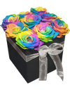 Rainbow Rose in Bloom Box